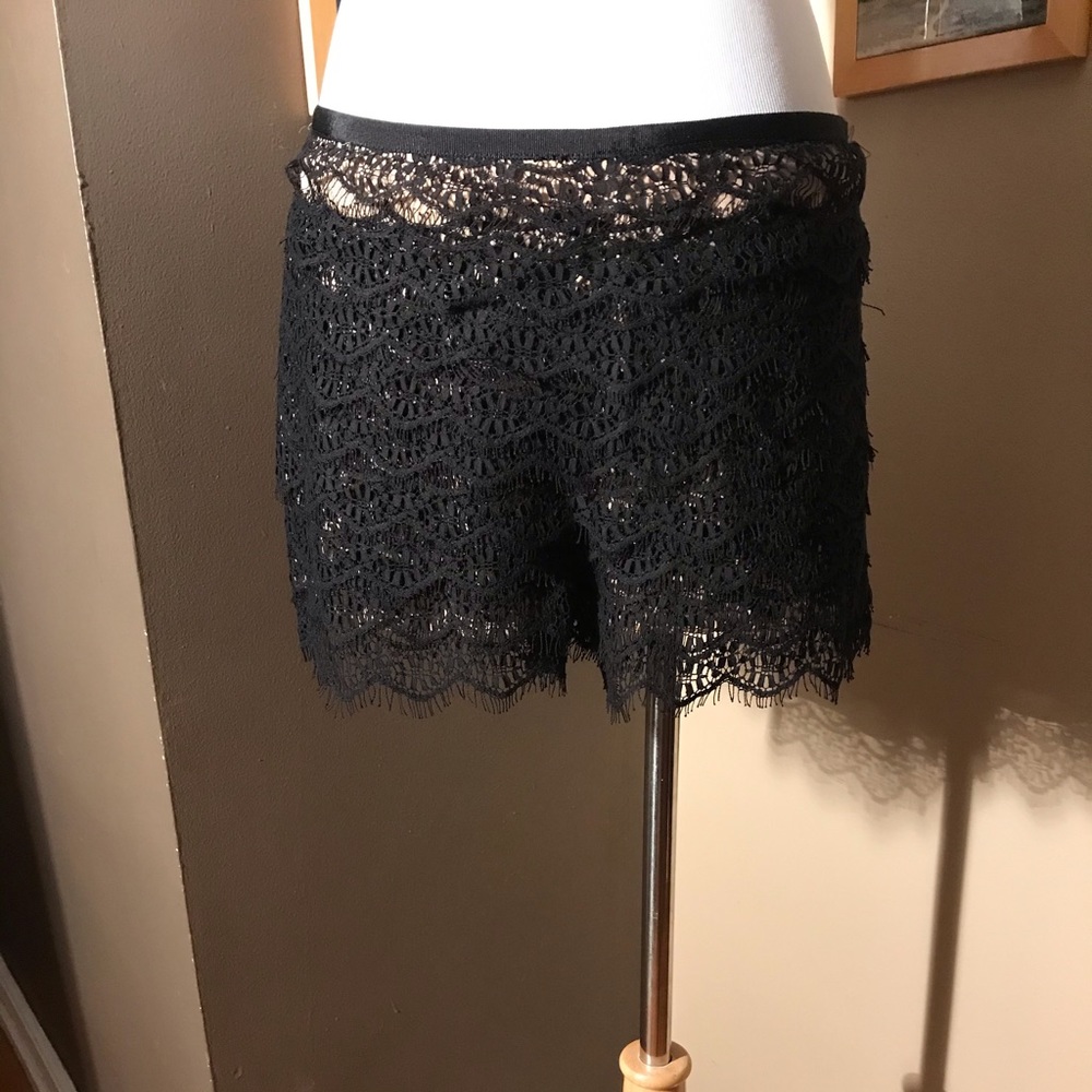Haute Hippie - Lace Black Skort